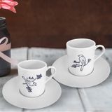 Leydi Collection İkili 11 Türk Kahvesi Fincanı Takımı