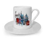 Leydi Collection London Tasarımlı 4 Türk Kahvesi Fincanı