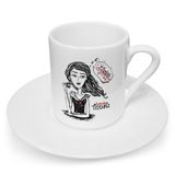 Leydi Collection Turkish Coffee Tasarımlı 1 Türk Kahvesi Fincanı