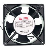 LEYEYDOJX MECHATRONICS UF12A12-BTH AC 115V 50/60Hz 120mm Fan için Yeni Alüminyum Çerçeve Soğutma Fanı 14/16 WATT P/N: UF12A12 Boyut: 120x120x38mm.