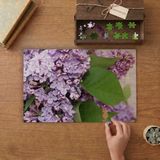 Leylak Çiçeği - Yakın Çekim Tasarımı 240 Parça Ahşap Puzzle Ahşap Kutuda MP03615