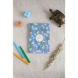 Leylak Desenli Bez Ciltli Defter - 2
