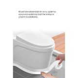 LeylArt 3.2M Banyo Küvet Mutfak Lavabo Su Sızdırmaz Bant Su Geçirmez Kenar Bandı Sızdırmazlık Tamir Beyaz