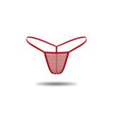 Leyna Transparan Tül String Tanga, L, TYCUSGFQ9N178159355174193, Kırmızı, kadın