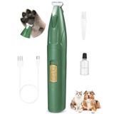 LEYOUFU LED Işıklı Köpek Pençesi Düzeltici, Küçük Köpekleri Tımar Etmek için 2 Hızlı Köpek Kesme Makinesi, Şarj Edilebilir Düşük Gürültülü Evcil Hayvan Tıraş Makinesi, Köpekler, Kediler Saçları