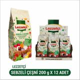 Lezzetçi Sebzeli Çeşni 12 Adet 200 gr