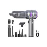 Lf-6122 4'ü 1 Arada Çantalı Araç İçi Süpürge El Süpürgesi 16000PA Güçlü Çekim Fırçasız Motor LF-6122-SÜPÜRGE
