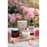 LF Lafune %100 Doğal Isparta Gül Suyu Tonik Gül Tozu Peeling ve Leke Kremi Seti