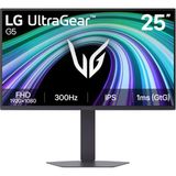 LG 25G550B-B 25'' Ultragear G5 1ms (Gtg) 300Hz (2xhdmı+Display) Hdr 10 G-Sync Freesync IPS Panel Fhd Pivot Gaming Monitör - Siyah - Standart