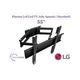 Lg 55qned80t 55 İnç 4k Smart Hdr10 Webos24 Qned 138/139/140 Ekran Lcd Led Tv Hareketli Duvar Askı Aparatı