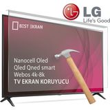 Lg 55QNED82A6B Tv Ekran Koruyucu - Lg 55" Inç 140 Ekran Qned Webos Kırılmaz Koruyucu - 55 inç