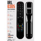 LG Akıllı TV kumandası / Universal akıllı kumanda / Smart TV kumandası / televizyon kumandası / Android TV uyumlu kumanda / oled kumanda / qled kumanda / qned kumanda / IRL0305