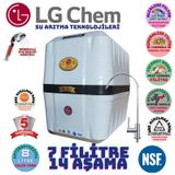 Lg Chem Cool Beyaz Siyah 8 Lt 7 Fl 14 Aşama Su Arıtma Cihazı