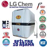 Lg Chem Cool Beyaz Siyah Pompalı 8 Litre 5 Filtre 10 Aşama Su Arıtma Cihazı