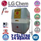 Lg Chem Cool Gri Beyaz Pompalı 12 Litre 7 Filtre 14 Aşama Su Arıtma Cihazı