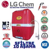 Lg Chem Cool Kırmızı Beyaz Pompalı 8 Litre 5 Filtre 10 Aşama Su Arıtma Cihazı