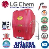 Lg Chem Cool Kırmızı Pompalı 8 Litre 5 Filtre 10 Aşama Su Arıtma Cihazı