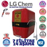 Lg Chem Cool Kırmızı Siyah 12 Lt 7 Fl 14 Aşama Su Arıtma Cihazı