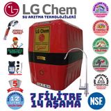 Lg Chem Cool Kırmızı Siyah Pompalı Montaj Dahil 12 Litre 7 Filtre 14 Aşama Su Arıtma Cihazı