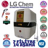 Lg Chem Cool Siyah Beyaz Montaj Dahil 12 Litre 7 Filtre 14 Aşama Su Arıtma Cihazı