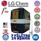 Lg Chem Cool Siyah Beyaz Pompalı 12 Litre 7 Filtre 14 Aşama Su Arıtma Cihazı