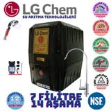Lg Chem Cool Siyah Pompalı 12lt 7flt 14 Aşama Su Arıtma Cihazı