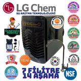 Lg Chem Gold Siyah Pompalı Montaj Dahil 12 Litre 7 Filtre 14 Aşama Su Arıtma Cihazı