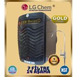Lg Chem Gold Siyah Renk Abs Kirilmaz Kasali 12 Litre Krom Musluk Mineral Alkali Ve Gümüş İyonlu Coconut Filitreli Su Aritma Cihazi Gold Siyah