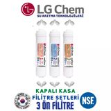 Lg Chem Kapalı Kasa İnline 3 Ön Filtre Seti