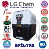Lg Chem Platinum Beyaz Siyah Pompalı Montaj Dahil 8 Litre 5 Filtre Su Arıtma Cihazı