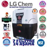Lg Chem Platinum Pompalı Montaj Dahil Beyaz Siyah 10 Litre 7 Filtre 14 Aşama Su Arıtma Cihazı