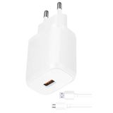 Lg G2 G3 G4 G5 G6 Q6 Q60 K40s Uyumlu Mini Beat Micro Usb Şarj Aleti Set 3.0A