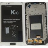 Lg K10 Tv Çift Sim Lcd Ekran Dokunmatik Panel Beyaz