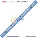 Lg Lc420due Fg P2, 42lb620v, 6916l-1709a, 6916l-1956a, 6916l-1957a, 42lb585v-620v Tv Led Çubuk A 1 Adet
