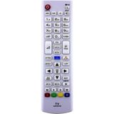 Lg LED Tv Kumandası -Setting / Smart Key Tuşlu Beyaz Renk- AKB73975758 - Siyah