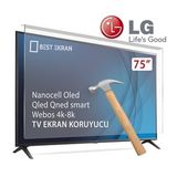 LG NANO 75NU900B6LA TV EKRAN KORUYUCU - LG 75" inç 190 Ekran 4K Nano UHD WEBOS26 KIRILMAZ TV Koruyucu