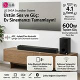 Lg Soundbar 600WATT 4.1 Kanal Ev Sinema Sistemi,mekana Hükmeden Ses - Black