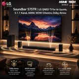 Lg Soundbar S75TR | Lg Qned Tv'ler ile Uyumlu, 5.1.1 Kanal, 600W, Wow Orkestra, Dolby Atmos - Siyah