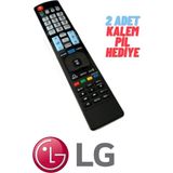 LG Uzaktan Kumanda Tüm TV'lerde Kullanılan Tek Model Uyumlu Philips 2 Adet Kalem Pil Hediyeli