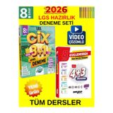 Lgs 2026 Deneme Seti: Ünlüler Cix 3+1+Ankara Güç 4+3 Genel Deneme+Tablet Kalem