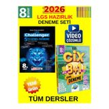 Lgs 2026 Hazırlık Seti Kafadengi Challenger 5 Ve Ünlüler Cix 3+1 Genel Deneme Set+Tablet Kalem