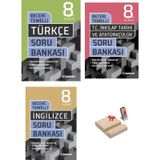 LGS 8. Sınıf Beceri Temelli Soru Bankası Türkçe İnkılap Tarihi ve İngilizce 3lü Set