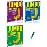 Lgs 8. Sınıf Jumbo Serisi Matematik Türkçe ve Fen Bilimleri 3lü Set Denemeleri - setli ürün