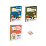 LGS 8. Sınıf Matematik Fen Bilimleri ve Türkçe Etkinlikli Soru Bankası 3lü Set