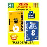 Lgs 8. Sınıf Tüm Ders Genel Deneme Seti-Hız Yayın 6Lı Genel+Editör Branş Branş Deneme