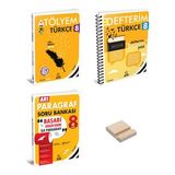 Lgs 8. Sınıf Türkçe ve Paragraf Atölyem-Defterim 3lü Set + Telefon Standı