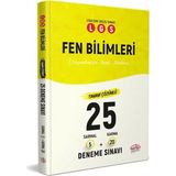 LGS Fen Bilimleri 5 Sarmal + 20 Karma 25 Deneme Sınavı Editör Yayınevi