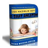 LGS Hazırlık Görüntülü Eğitim Seti (42 Saat Özel Ders Anlatımı)
