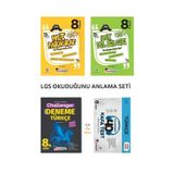 Lgs Okuduğunu Anlama 4'Lü Özel Set (Paragraf+Dil Bilgisi+Türkçe Branş Deneme + Türkçe Yaprak Test )