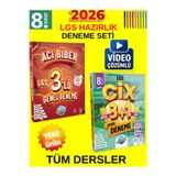 Lgs Süper İkili 8. Sınıf Tüm Ders Genel Deneme Seti-Ünlüler Acı Biber 3Lü+Ünlüler Cix 3+1 Deneme